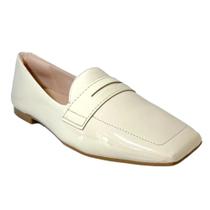 Sapatilha Loafer Fem Sua Cia Bico Quadrado Bege 8330.15348