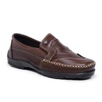 Sapatilha Masculina Mocassim Linha Confort Café Sapatilha Masculina Mocassim Linha Confort Café