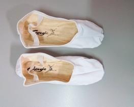 Sapatilha Meia Ponta Sinthetic Shoes em material sintético Capezio 002K Branco / Cor: BRANCO / Tamanho: 22