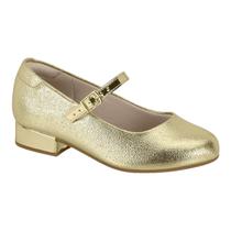 Sapatilha Menina Molekinha 2528.101 Sapato Salto Baixo Bico Redondo Infantil