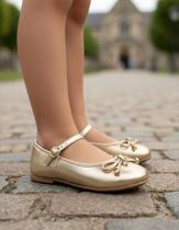 Sapatilha Menina Molekinha Festa Charme Confortável