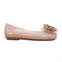 Sapatilha Mini Melissa Sweet Love Fly Ii Dourado Infantil