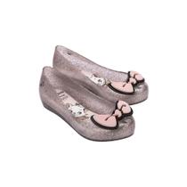 Sapatilha Mini Melissa Ultragirl + Cats And Dogs Rosa Glitter MelissaOff