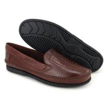 Sapatilha mocassim em couro granado 402