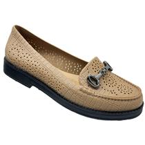 Sapatilha Mocassim Feminino Casual Sapato Fivela Conforto