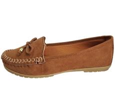 Sapatilha Mocassim Feminino Costurado À Mão Moda Pé 2