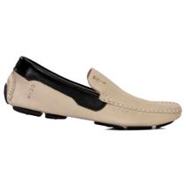 Sapatilha Mocassim Masculina Casual Couro Palmilha Confort