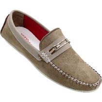 Sapatilha Mocassim Masculina Suede Nude Sapatilha Mocassim Masculina Suede Nude