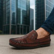 Sapatilha Mocassim Masculino 100% Couro Bovino Sapatilha Mocassim Masculino 100% Couro Bovino