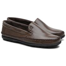 Sapatilha Mocassim Masculino de Couro Legítimo Scarpazi 900