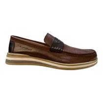 Sapatilha Mocassim Rafarillo Masculino Casual Ultraconforto Couro Superleve 2802-11Sf Marrom Sapatilha Mocassim Rafarillo Masculino Casual Ultraconforto Couro Superleve 2802-11Sf Marrom