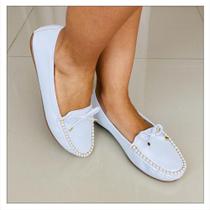 Sapatilha mocassin branco Sapatilha mocassin branco