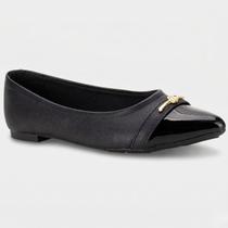 Sapatilha Modare Bico Fino Bicolor Feminina - Preto - 35