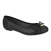 Sapatilha Moleca 5027.1407 Sapato Laço Conforto Casual Leve Feminino