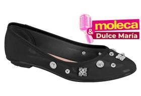 Sapatilha moleca 5027.1485 verniz feminina - preto - 37 Sapatilha moleca 5027.1485 verniz feminina - preto - 37