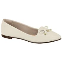 Sapatilha Moleca 5635.863 Feminina - Off White