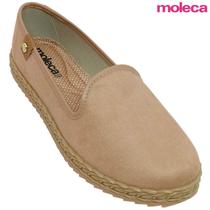 Sapatilha Moleca Alpargata Camurça Flex Feminina Slip On