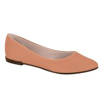 Sapatilha Moleca Bico Fino Feminina Rosa