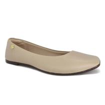 Sapatilha Moleca Casual Conforto Bico Quadrado Feminina Bege Sapatilha Moleca Casual Conforto Bico Quadrado Feminina Bege