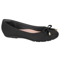 Sapatilha Moleca Casual Laço Feminina Preto