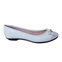 Sapatilha Moleca Feminina Basica Bico Redondo Dia dia Conforto Preto Creme 5027.1407 Sapatilha Moleca Feminina Basica Bico Redondo Dia dia Conforto Preto Creme 5027.1407