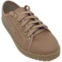 Sapatilha Moleca Feminina Casual com Detalhe Trançado na Sola Sapatilha Moleca Feminina Casual com Detalhe Trançado na Sola