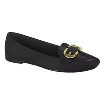 Sapatilha Moleca Feminina Casual Fivela Preta