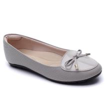Sapatilha Moleca Feminina Cinza e Preto Ref:5800.105