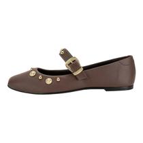 Sapatilha moleca feminina flat casual 5824.104 marrom
