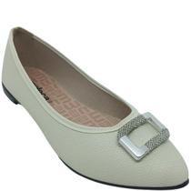 Sapatilha Moleca Feminina Napa Dalia com Fivela em Brilho