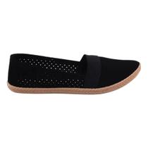 Sapatilha moleca feminina nobuck elástico calce fácil Sapatilha moleca feminina nobuck elástico calce fácil