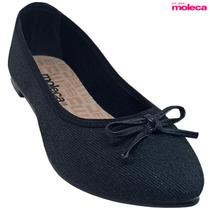 Sapatilha Moleca Laço Lona Glam Brilho Feminina Sapatilha Moleca Laço Lona Glam Brilho Feminina