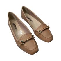 Sapatilha Moleca Mocassim Loafer Bico Quadrado Feminina Confortável Adulto Original
