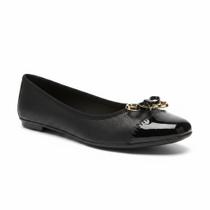 Sapatilha Moleca Verniz Preta Feminino Versátil Macia - Sapatilha Moleca Verniz Preta Feminino Versátil Macia -