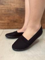 Sapatilha moleka Feminino casual com elástico slip on