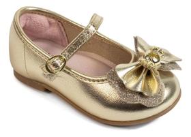 Sapatilha molekinha bebê dourada - ref. 2106-1062 Sapatilha molekinha bebê dourada - ref. 2106-1062