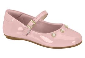 Sapatilha Molekinha Infantil Menina Perolas Fivela Boneca 2083.1132.13488