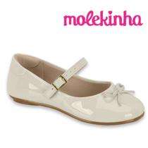 Sapatilha Molekinha Original Feminina Infantil Sapato De Boneca Bonequinha Palmilha Conforto Sandália Fivela RasteiraBeiraRio