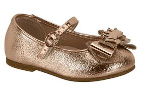 Sapatilha Molekinha Ouro Rosado Ref: 2106.1032 Sapatilha Molekinha Ouro Rosado Ref: 2106.1032