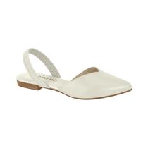 Sapatilha Mule Feminino Beira Rio Slingback Bico Fino Elegante 4134.446 Sapatilha Mule Feminino Beira Rio Slingback Bico Fino Elegante 4134.446