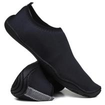 Sapatilha Nautica Híbrida Treino Ciclismo Preta Lisa Sapatilha Nautica Híbrida Treino Ciclismo Preta Lisa