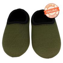Sapatilha Neoprene Air Original Verde Militar para Bebês e Crianças - Edição Limitada