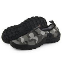 Sapatilha Neoprene Náutica Híbrida Bono Camuflada Praia Cachoeira Beach Tennis Mergulho Jet Ski Sapatilha Neoprene Náutica Híbrida Bono Camuflada Praia Cachoeira Beach Tennis Mergulho Jet Ski