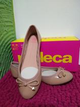 Sapatilha nude verniz