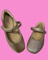 Sapatilha pampili 734 sapatilha ballet ouro sint