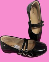 Sapatilha pampili 734 sapatilha ballet preto verniz sint