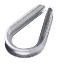 Sapatilha Para Cabo De Aço 1/4 - 50 Unidades Sapatilha Para Cabo De Aço 1/4 - 50 Unidades