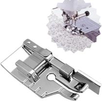 Sapatilha Pezinho Calcador Maquina de Costura Domestica Caseira Ponto Reto com Guia Fixo 1/4 Sapatilha Pezinho Calcador Maquina de Costura Domestica Caseira Ponto Reto com Guia Fixo 1/4