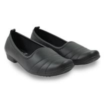 Sapatilha Piccadilly Antiviral Conforto Feminina Preto