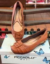 Sapatilha Piccadilly MAXI OCRE 147326-5 Stretch marrom